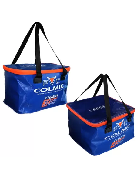 Colmic Tiger Borse in Pvc Porta Attrezzatura Apertura Trasparente Borse da pesca Colmic
