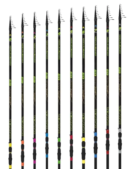 Maver Signature TRL Canne Trota Lago in Carbonio Alto Modulo Montate con Anelli Canne da pesca Maver