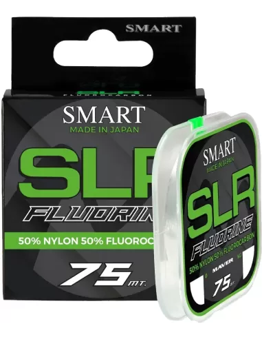 Maver Smart SLR Fluorine Filo da Pesca 75 mt Morbido Resistente e Invisibile Fili da pesca Maver