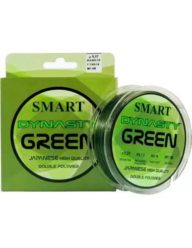 Maver Smart Dynasty Green Sinking Filo Affondante 150 mt Fili da pesca Maver