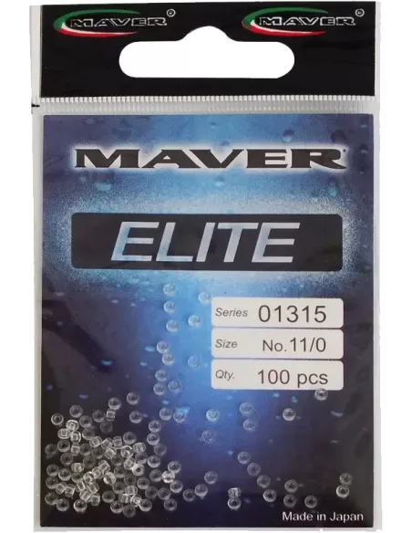 Maver Perline in Vetro Calibrate 0.60 mm 100 pz Stopper Maver