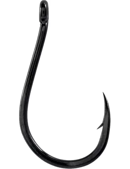 Maver Katana C002 Ami con Occhiello Ardiglione Forgiato Colore Black 5 pz Ami da pesca Maver