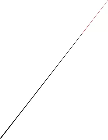Cima in Carbonio Pieno con Punta Rossa Ricambio Canne da Pesca Riparazione Canne Maver