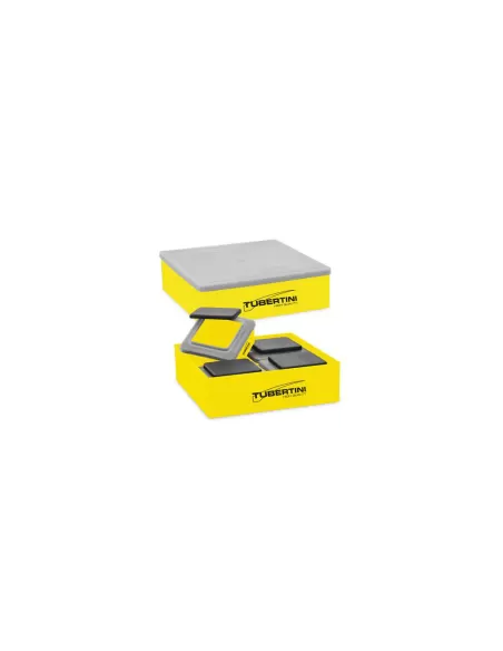 Tubertini Poker Kit 5 Scatole Porta Esche Pellet e Granaglie Porta esche Tubertini
