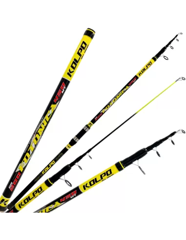 Kolpo Fotonica Surfcasting 4.50 mt Canna da Pesca Telescopica 200 gr Canne da pesca Kolpo