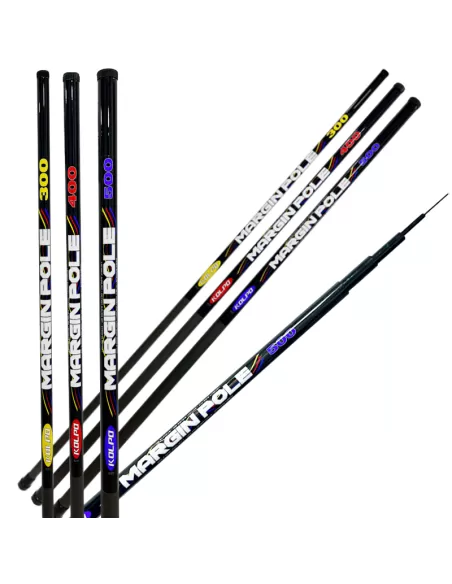 Kolpo Margin Pole Canna da Pesca Telescopica Fissa Canne da pesca per professionisti e principianti Kolpo