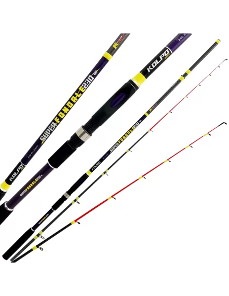 Kolpo SuperFondale Serie di canne da pesca per la Barca 230 gr Canne da pesca Kolpo