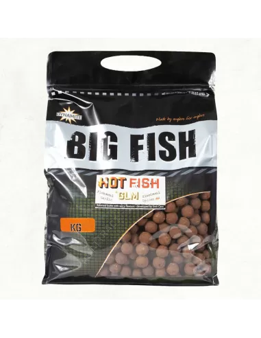 Dynamite Bait Hot Fish Glm Boilies 15 mm 1.8 kg - fishing tackle