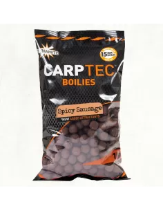 Dynamite Bait Carptec Spicy Sausage 1kg 15mm Boilies Carpfishing Dynamite