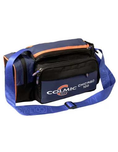 Colmic Chicago 100 Borsa Porta Attrezzatura Pesca 14x20x35 cm Borse da pesca Colmic