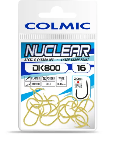Colmic Nuclear DK800 Gold Ami da Pesca 20 pz Ami da pesca Colmic