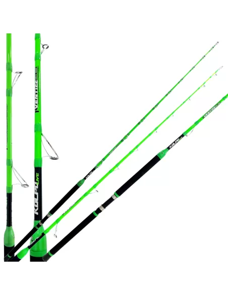 Kolpo Venti22 Live Rod Canna da Pesca Traina con Vivo Bolentino con Mulinello Elettrico 2 mt 300gr Canne da pesca Kolpo