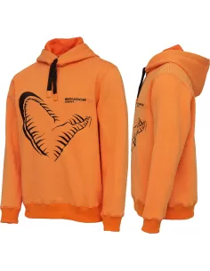 Savage Mega Jaw Hoodie Felpa con Cappuccio in Cotone Abbigliamento da pesca Savage Gear