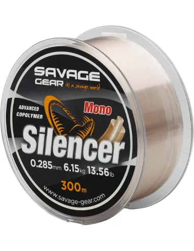 Savage Gear Silencer Mono 150 mt Monofilo Spinning a Bassa Elasticità Fili da pesca Savage Gear