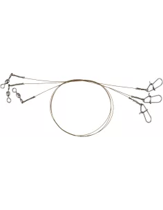 Savage Gear RAw49 Trace Cavetto Acciaio al Carbonio Morbido Confezione da 3 pz 20 cm Cavetti Acciaio Savage Gear