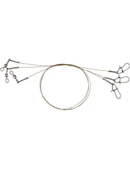 Savage Gear RAw49 Trace Cavetto Acciaio al Carbonio Morbido Confezione da 3 pz 20 cm Cavetti Acciaio Savage Gear