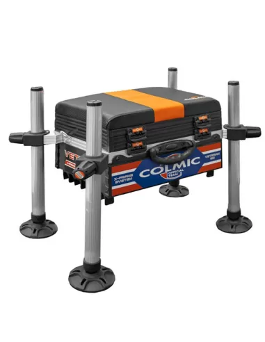 Colmic Veteran 150 Basic Station Panchetto con Gambe da 36 mm + Modulo da 4 cm Panchetti Sedie e Accessori Colmic