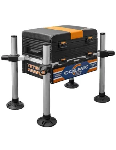 Colmic Veteran 200 Basic Station Panchetto con Gambe da 36 mm + Modulo con Cassetto Laterale Panchetti Sedie e Accessori Colmic