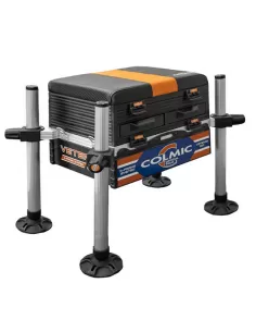 Colmic Veteran 300 Basic Station Panchetto con Gambe da 36 mm + Modulo con due Cassetti Frontali Panchetti Sedie e Accessori ...