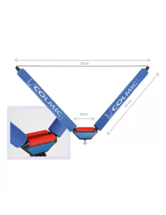 Colmic Roller V 40x70 cm Attacco Filettato Universale  Rulli e Rod Rest Colmic
