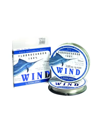 Colmic Wind Fluorocarbon 50 mt Dalla misura 0.16 a 0.70 mm Fili da pesca Colmic