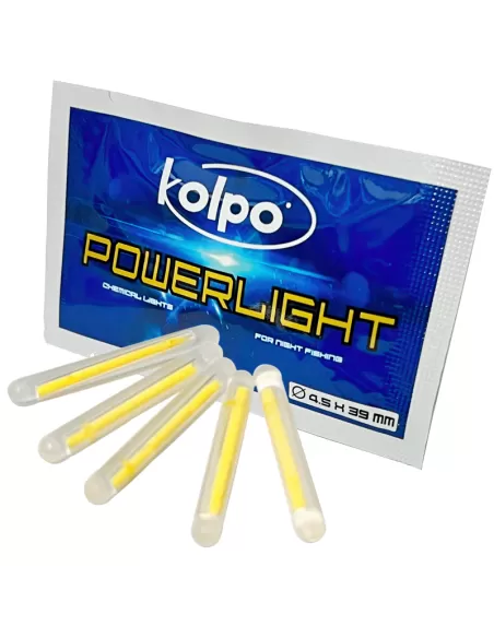 Kolpo Starlite Power Light 4.5 mm Luci per Galleggianti Grandi Starlight da Pesca Kolpo