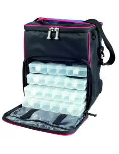 Colmic Surf Medium Borsa Surfcasting con 4 Scatole Incluse 32x37x24 cm Borse da pesca Colmic