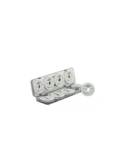 Colmic Eva Box 03 Porta Terminali 8 avvolgilenza dimensioni Box 9x3x30,5 cm Ami da pesca Colmic