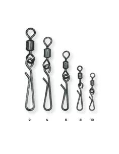 Colmic Rolling + Hanging Snap Girella Rolling con Moschettone Rapido 12 pz Minuteria Colmic
