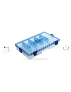 Colmic Sealed Boxe 403 Scatola Porta Accessori Modulabile 17x5x27 cm Scatole per la Pesca Colmic