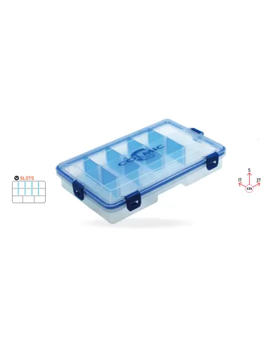 Colmic Sealed Boxe 403 Scatola Porta Accessori Modulabile 17x5x27 cm Scatole per la Pesca Colmic