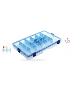 Colmic Sealed Boxe 404 Scatola Porta Accessori Modulabile 21.5x5x34.5 cm Scatole per la Pesca Colmic