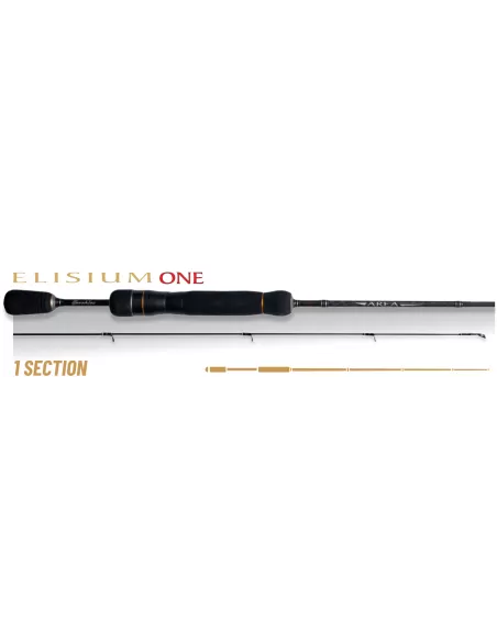 Hearakles Elisium One Canna da Pesca Spinning una Sezione Special Light Area Spinning Herakles