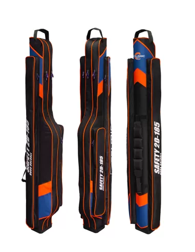 Colmic Safety 2d Porta CAnne Fodero 2 comparti + 3 laterali 185 cm Foderi porta canne Colmic