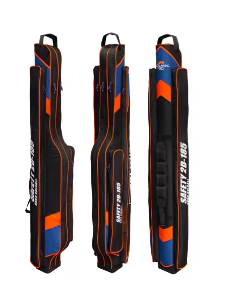 Colmic Safety 2d Porta CAnne Fodero 2 comparti + 3 laterali 185 cm Foderi porta canne Colmic