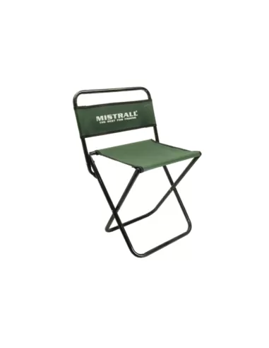 Mistrall Sedia con Schienale Pesca Verde 30x38x65 cm Sedie Mistrall