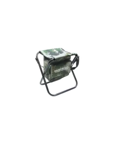 Mistrall Sedia Pescatore Richiudibile con Borsa e Tracolla 30x38x40 cm camo Sedie Mistrall