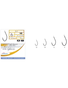 Mistrall AJi Hooks tied with Shiro fishing line with high breaking loads