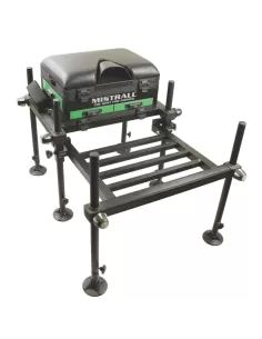 Mistrall Panchetto Pesca con Pedana Paniere Professionale Panieri Mistrall