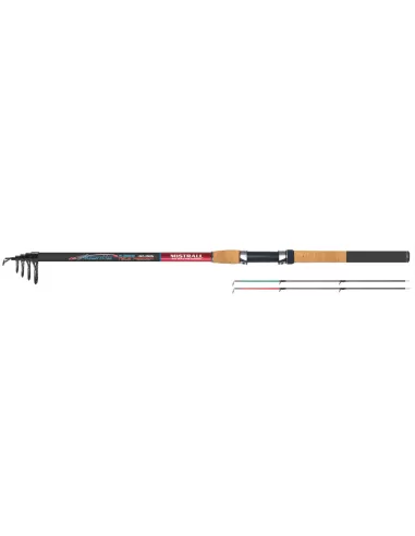 Mistrall Atlantis Tele Feeder Offerta Canna da Pesca 30-90 grammi 2 vette Canne Feeder Ledgering Mistrall