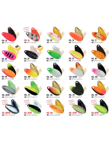 Herakles Kasumi Spoons Trota Offerta 2.8 gr Esche Artificiali Herakles