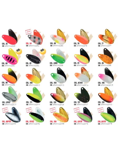 Herakles Kasumi Spoons Trota Offerta 2.8 gr Esche Artificiali Herakles