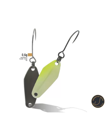 Herakles Zero 6 Offerta Spoons Trota 0.6 gr Esche da pesca Herakles
