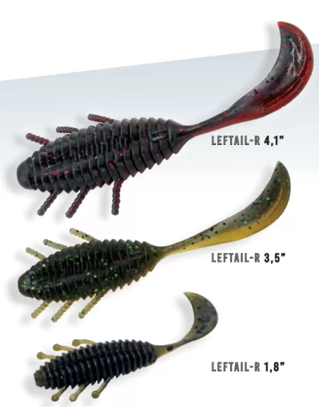Herakles Leftail R Offerta Artificiali Siliconici Per la Pesca Spinning 10.2 cm 6pz Esche Artificiali Colmic