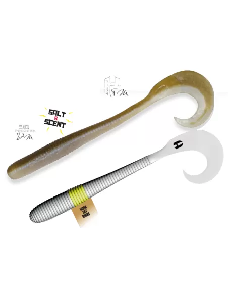 Herakles Mato Worm Offerta Artificiali Spinning Bass 16 cm 6 pz Esche Artificiali Herakles