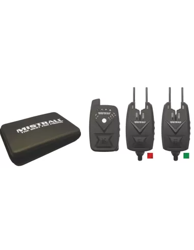 Mistrall Segnalatori Carpfishing in Offerta 2+1 con Custodia Carpfishing Mistrall