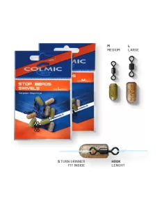 Colmic Stop Beads Swivels 8 pz Stopper Colmic