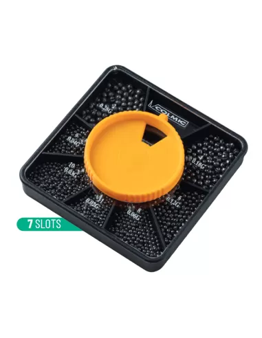 Colmic Mascot Squared con Pallini Spaccati 7 Misure Scatole Mascot Piombi Assortiti Colmic