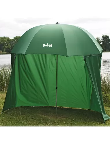 Dam Ombrellone con Tenda Diametro 220 cm Ombrelloni da pesca Dam