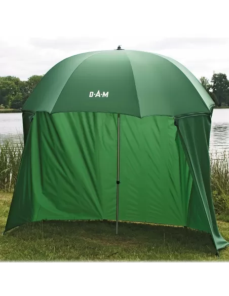 Dam Ombrellone con Tenda Diametro 220 cm Ombrelloni da pesca Dam